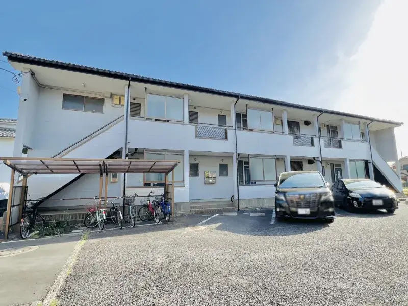 アパート外観と治療院の位置