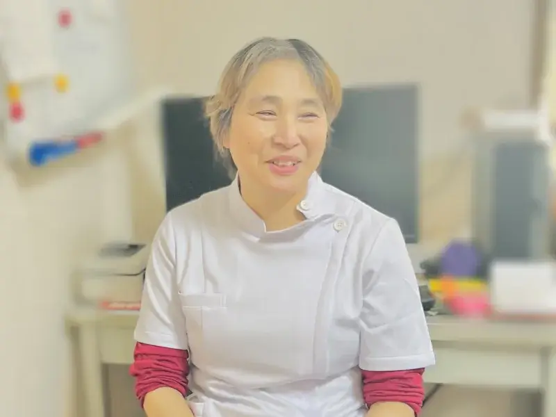笑顔の院長 田中貴美子